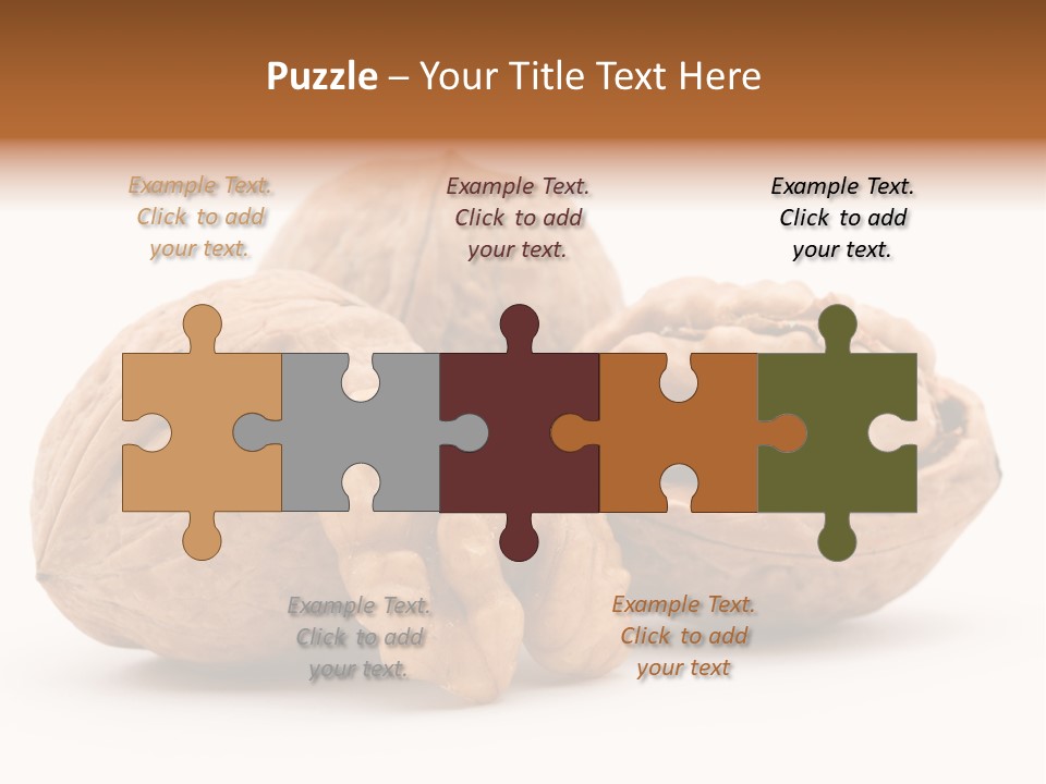Nutty Seasonal Brain PowerPoint Template