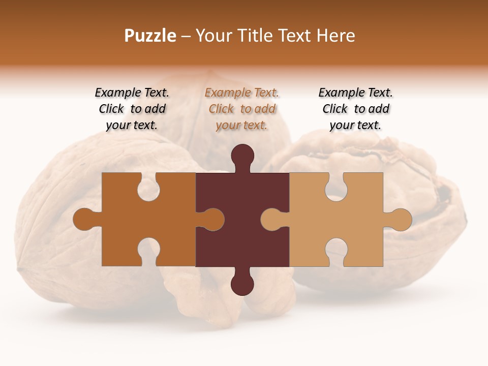 Nutty Seasonal Brain PowerPoint Template