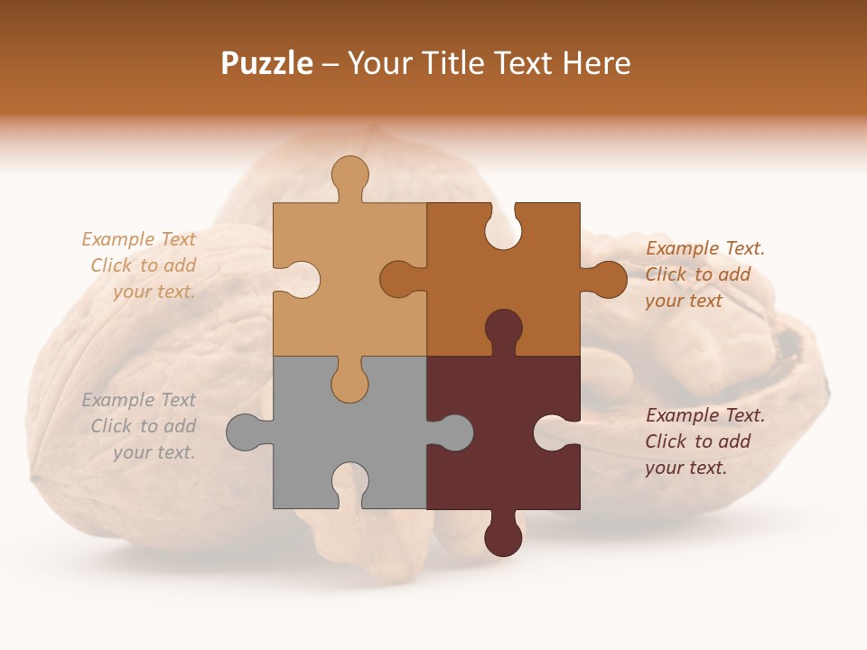 Nutty Seasonal Brain PowerPoint Template