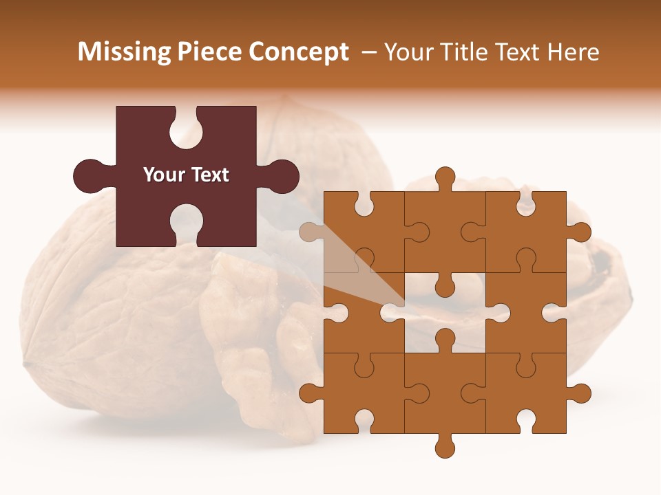 Nutty Seasonal Brain PowerPoint Template