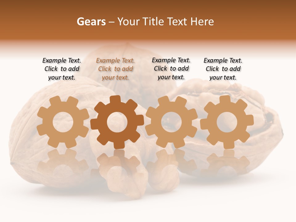 Nutty Seasonal Brain PowerPoint Template