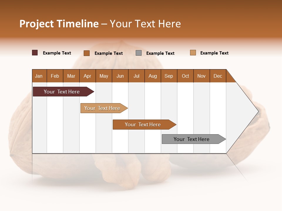 Nutty Seasonal Brain PowerPoint Template