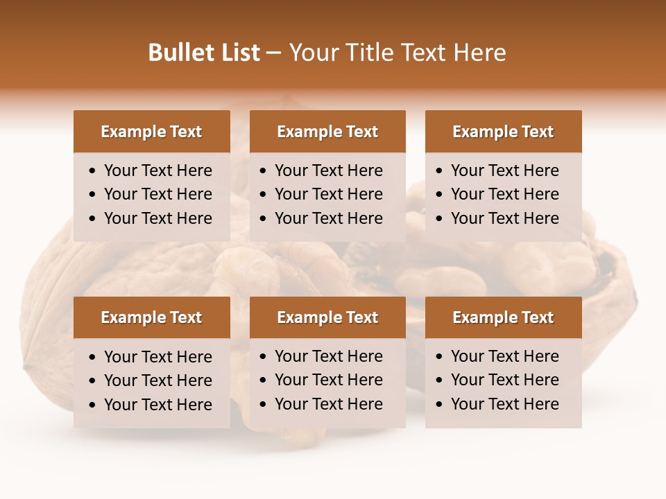 Nutty Seasonal Brain PowerPoint Template