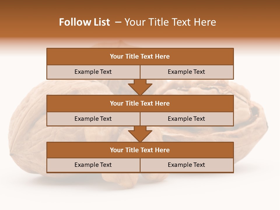 Nutty Seasonal Brain PowerPoint Template