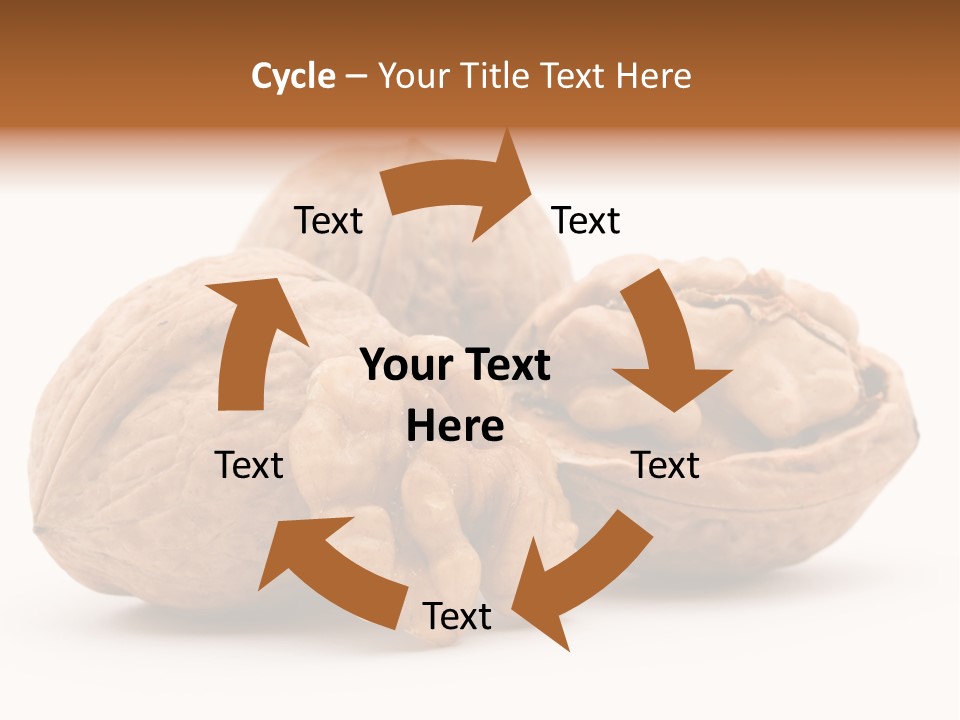 Nutty Seasonal Brain PowerPoint Template