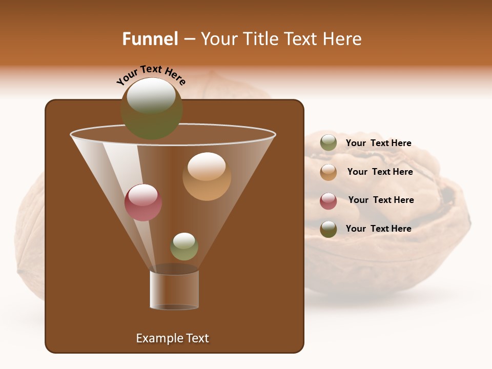 Nutty Seasonal Brain PowerPoint Template