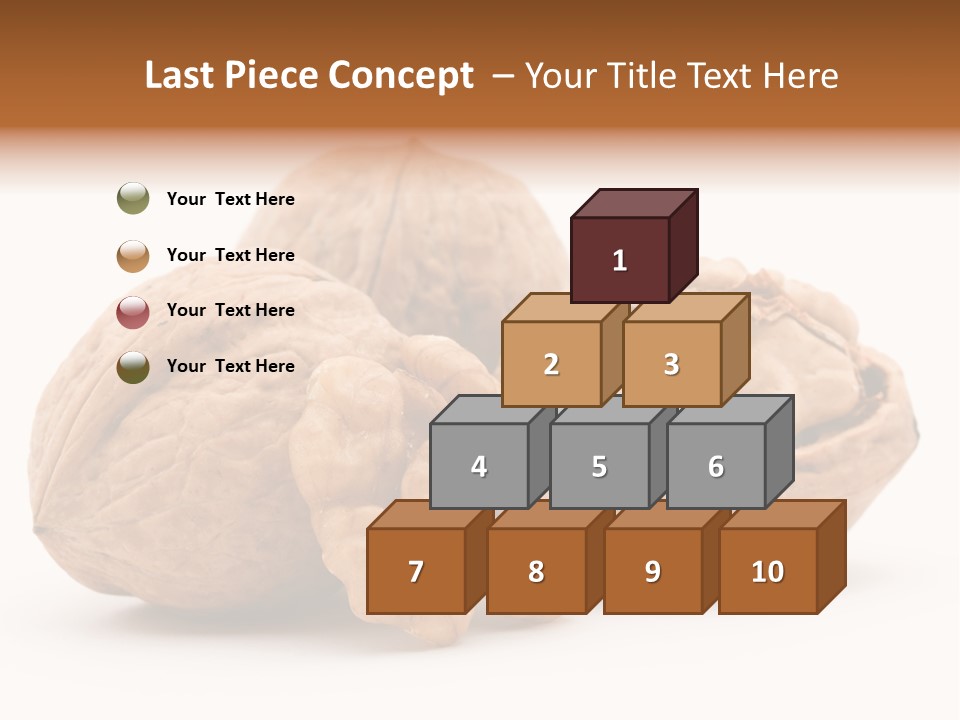 Nutty Seasonal Brain PowerPoint Template