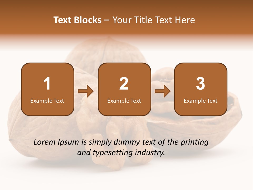 Nutty Seasonal Brain PowerPoint Template