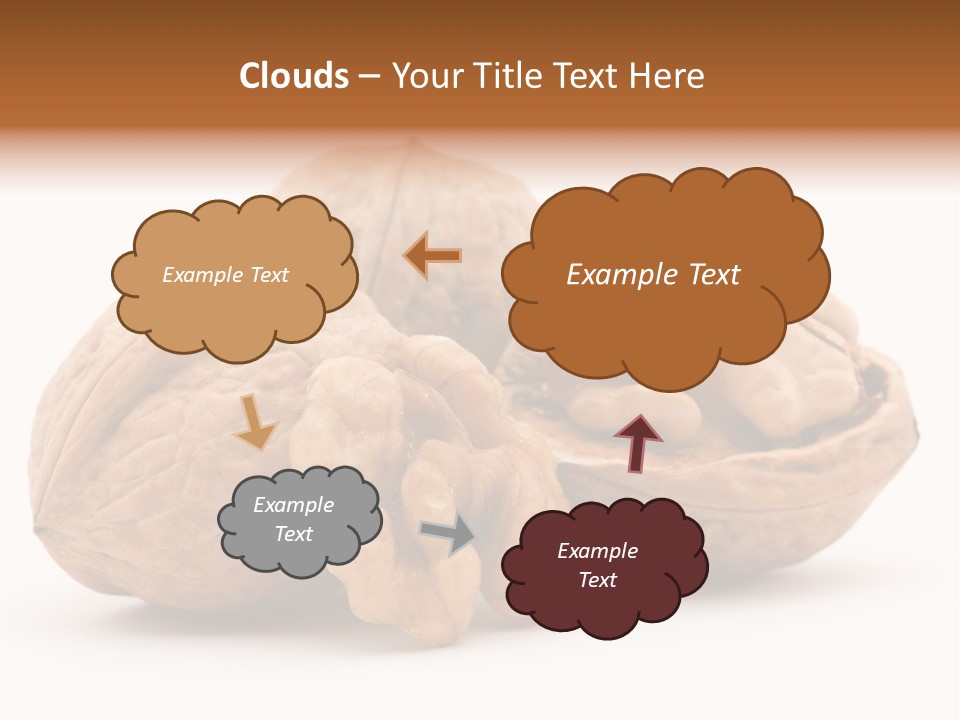Nutty Seasonal Brain PowerPoint Template