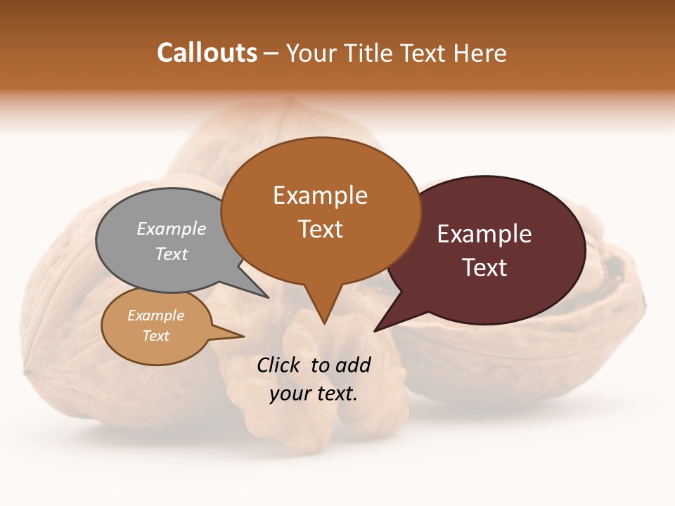 Nutty Seasonal Brain PowerPoint Template
