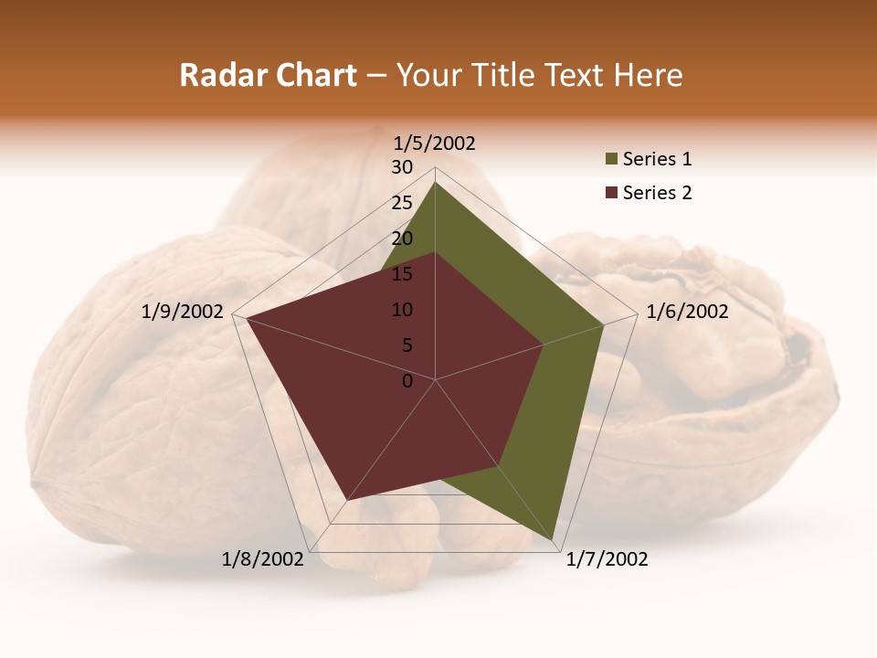Nutty Seasonal Brain PowerPoint Template
