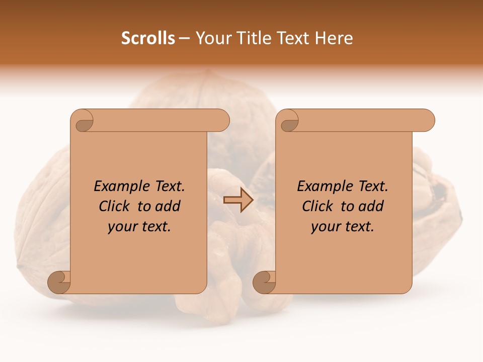 Nutty Seasonal Brain PowerPoint Template