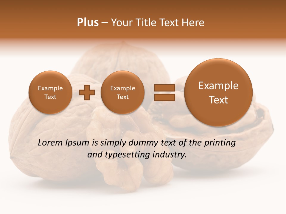 Nutty Seasonal Brain PowerPoint Template
