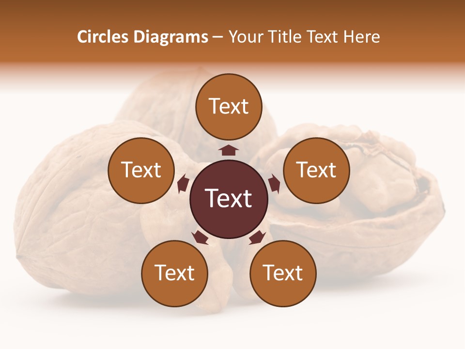 Nutty Seasonal Brain PowerPoint Template
