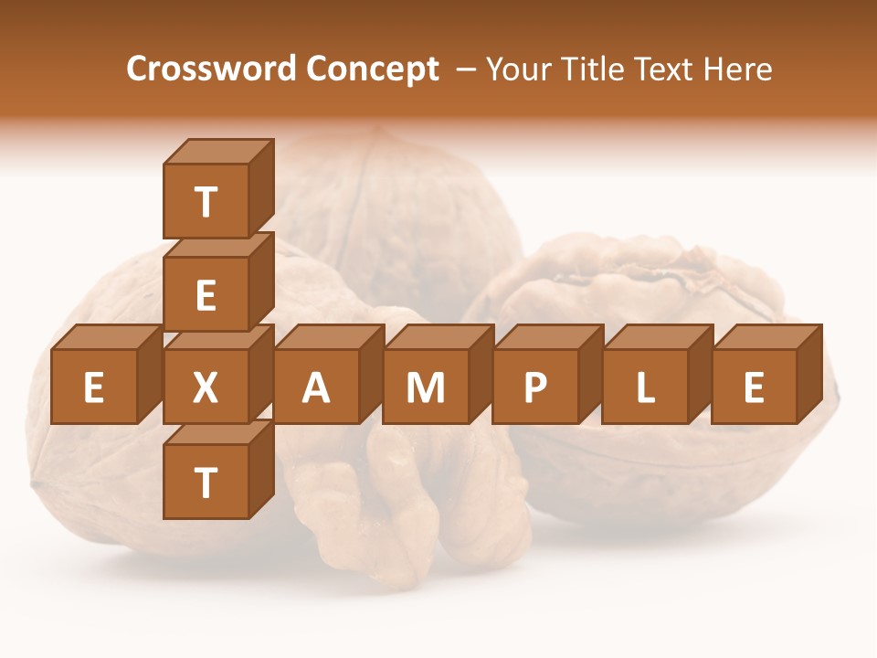 Nutty Seasonal Brain PowerPoint Template