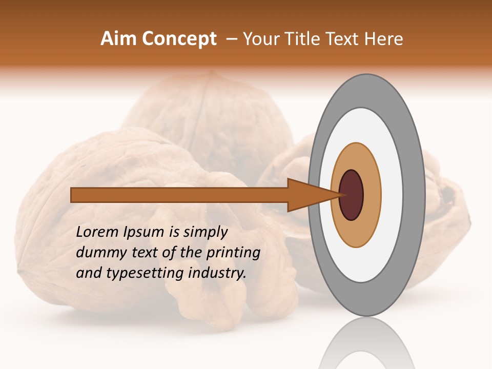 Nutty Seasonal Brain PowerPoint Template