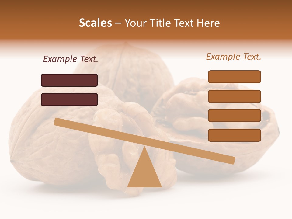 Nutty Seasonal Brain PowerPoint Template