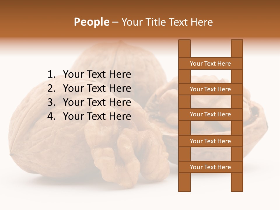 Nutty Seasonal Brain PowerPoint Template