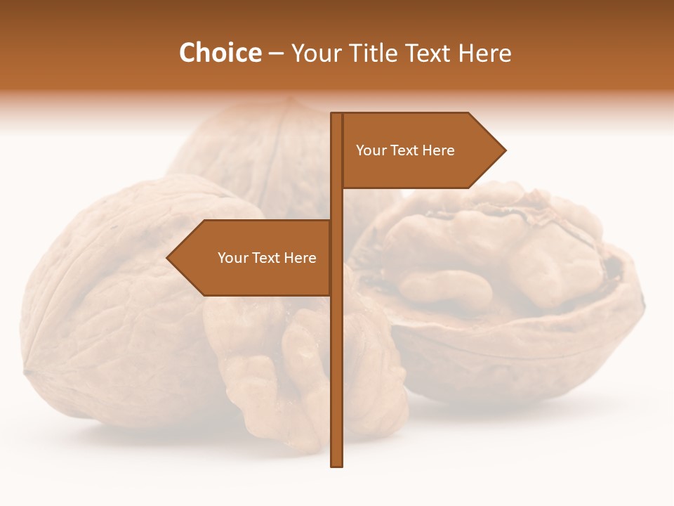 Nutty Seasonal Brain PowerPoint Template