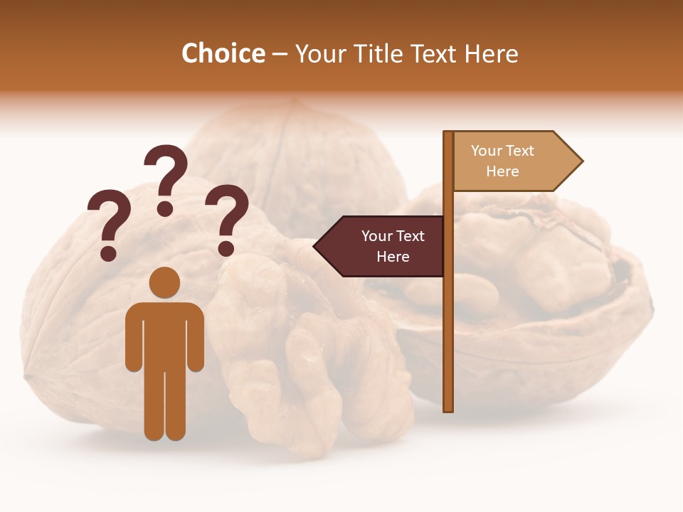 Nutty Seasonal Brain PowerPoint Template