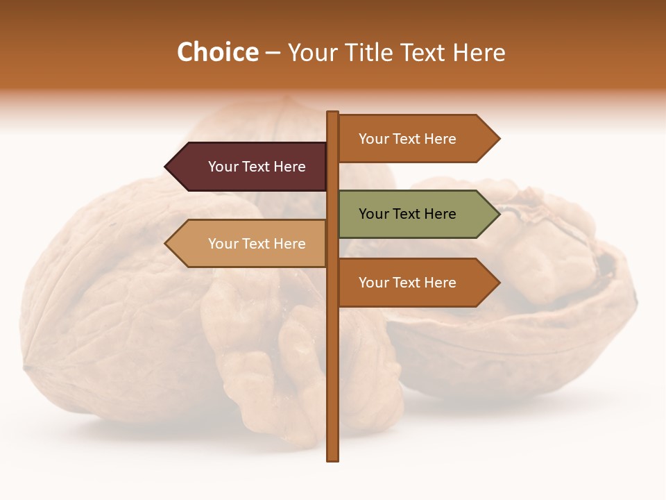 Nutty Seasonal Brain PowerPoint Template