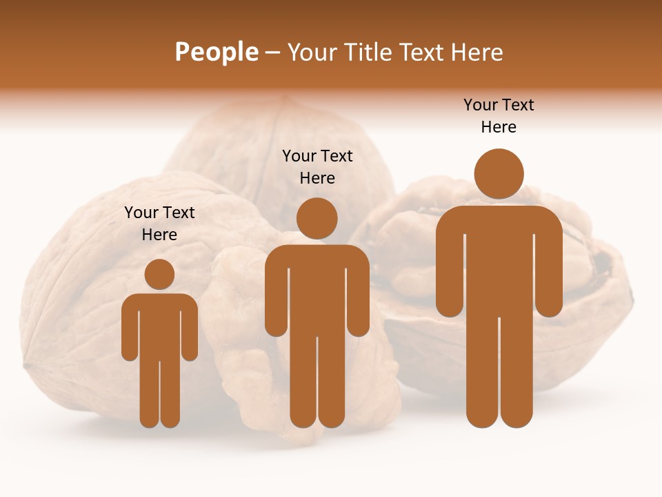 Nutty Seasonal Brain PowerPoint Template