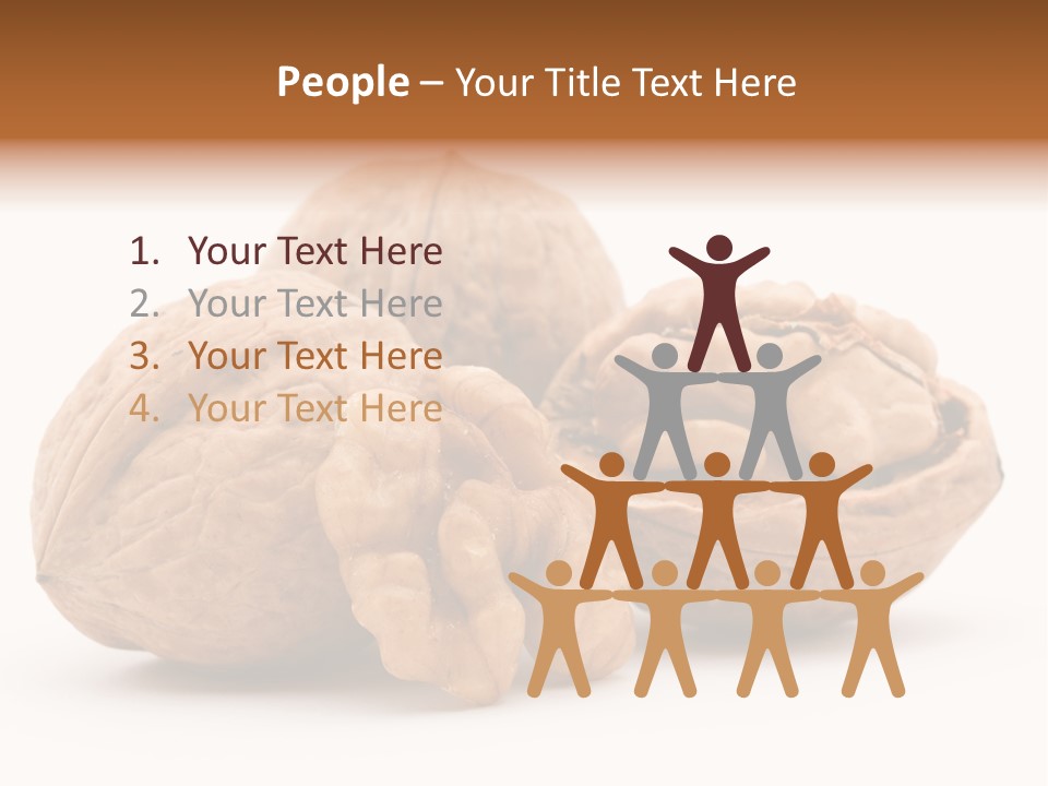 Nutty Seasonal Brain PowerPoint Template