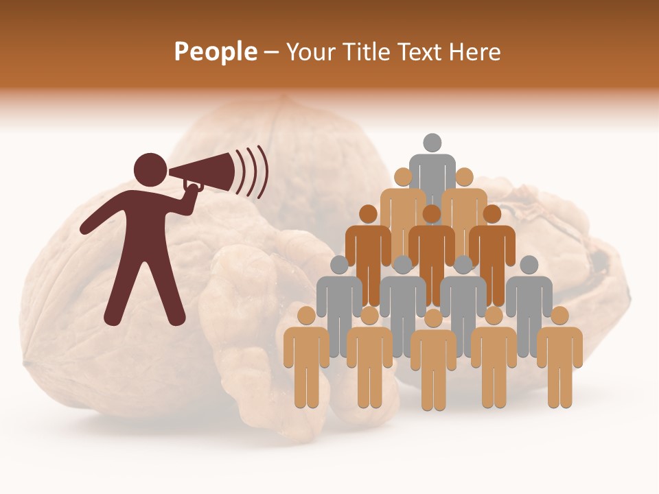 Nutty Seasonal Brain PowerPoint Template