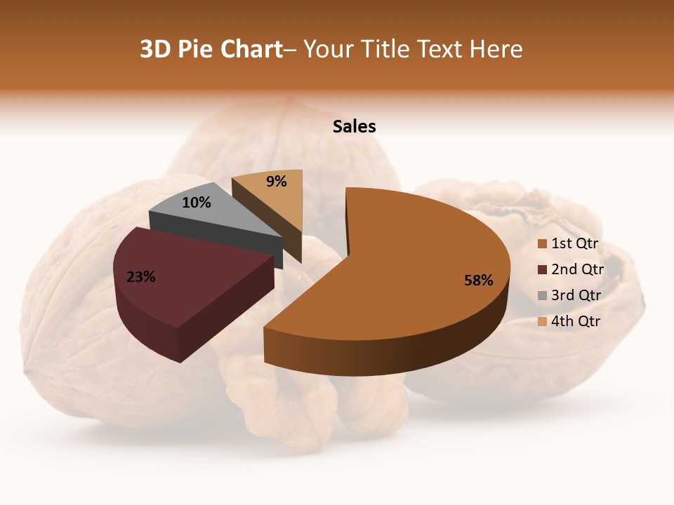 Nutty Seasonal Brain PowerPoint Template