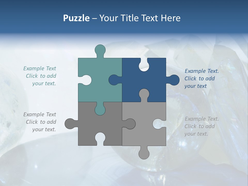 Background Glamour Mineral PowerPoint Template