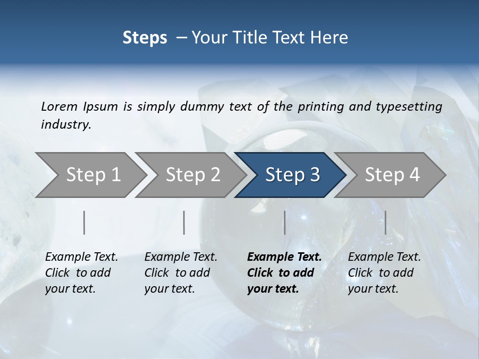 Background Glamour Mineral PowerPoint Template