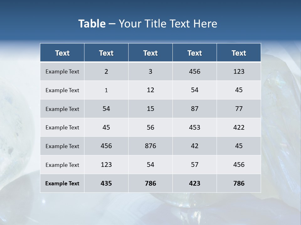 Background Glamour Mineral PowerPoint Template
