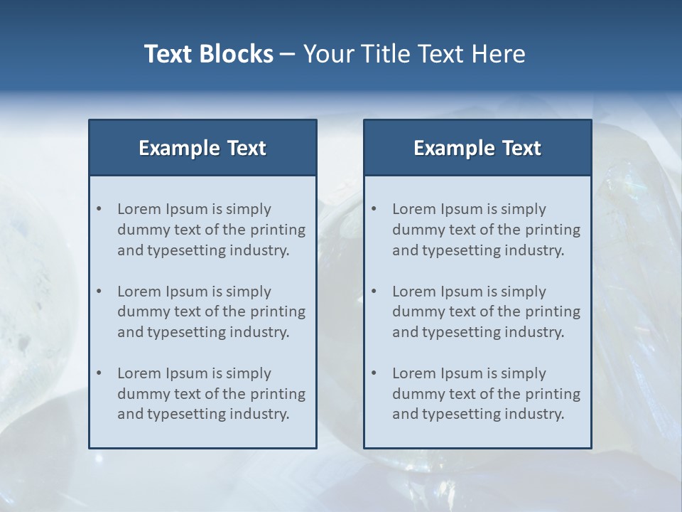 Background Glamour Mineral PowerPoint Template