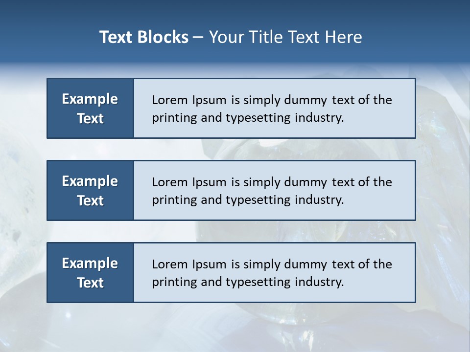 Background Glamour Mineral PowerPoint Template