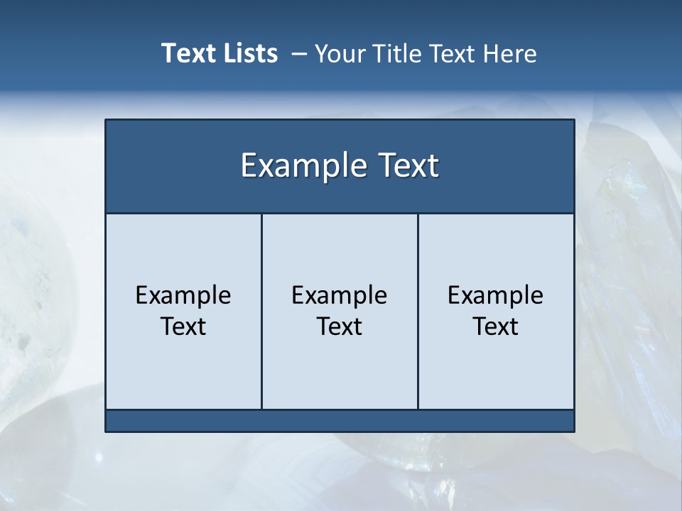 Background Glamour Mineral PowerPoint Template