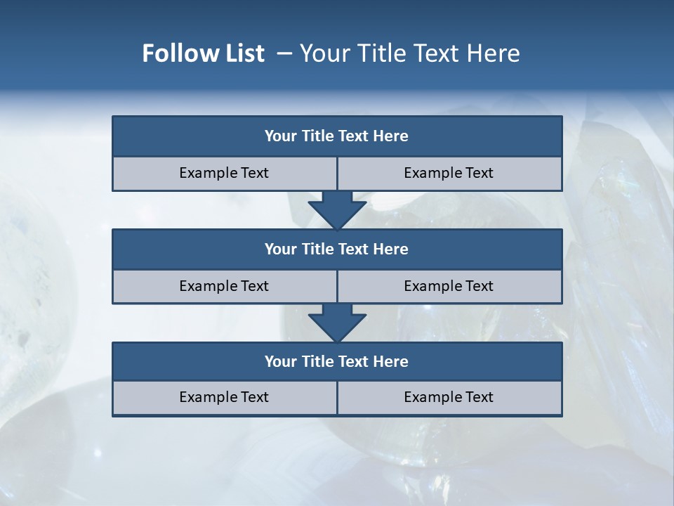 Background Glamour Mineral PowerPoint Template