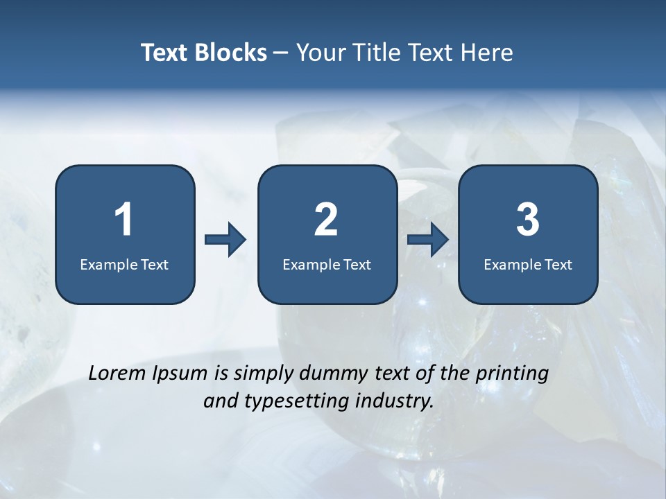Background Glamour Mineral PowerPoint Template