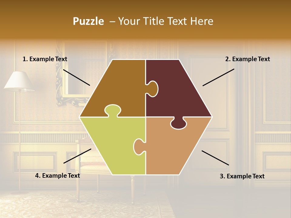 Nobility Room Wall PowerPoint Template