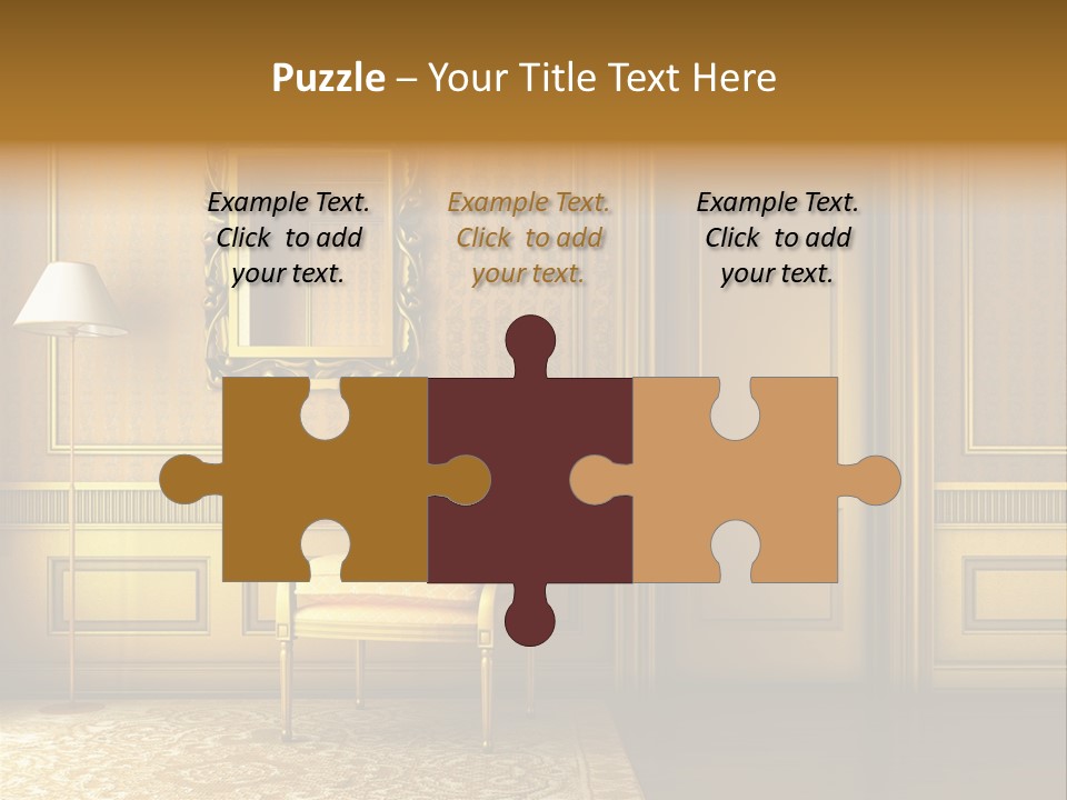 Nobility Room Wall PowerPoint Template