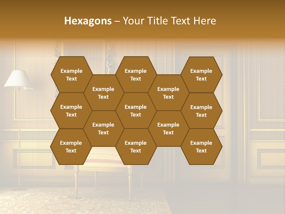 Nobility Room Wall PowerPoint Template