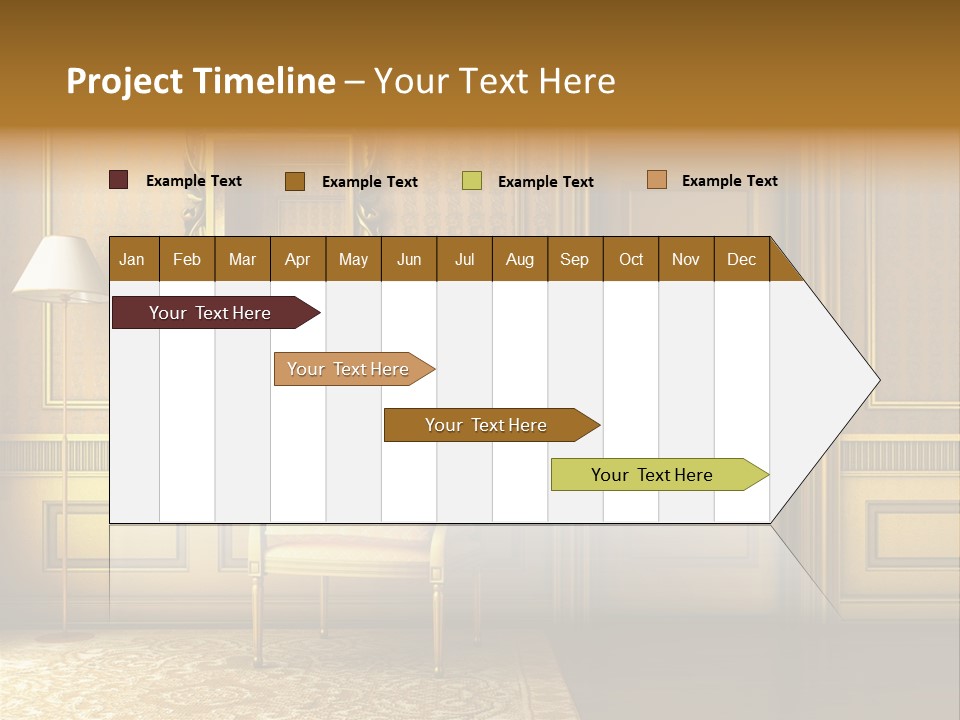 Nobility Room Wall PowerPoint Template