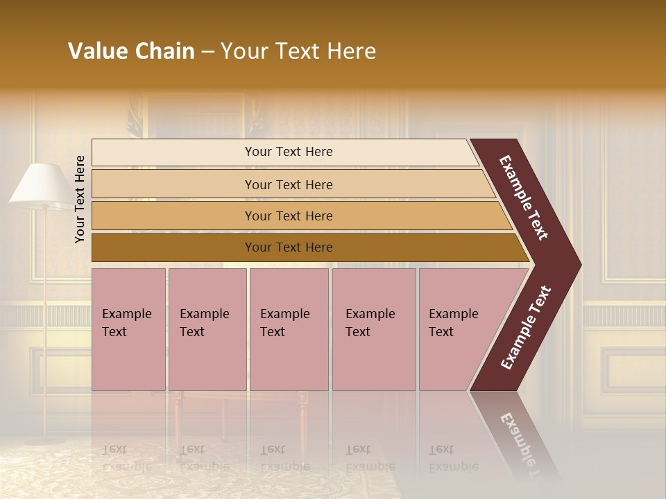 Nobility Room Wall PowerPoint Template