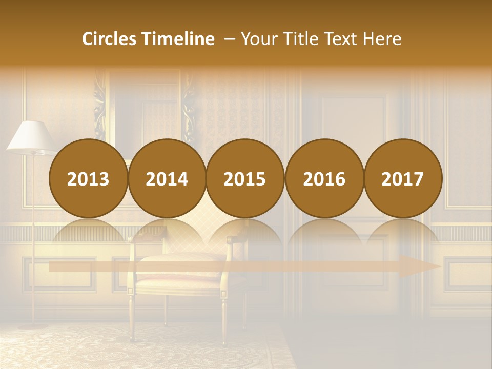 Nobility Room Wall PowerPoint Template