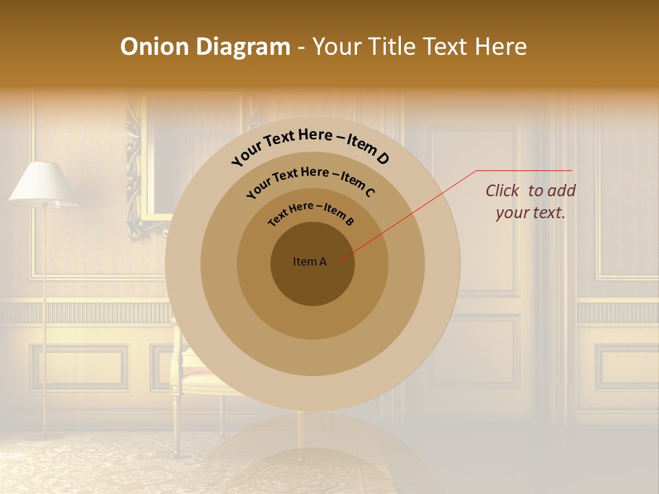 Nobility Room Wall PowerPoint Template