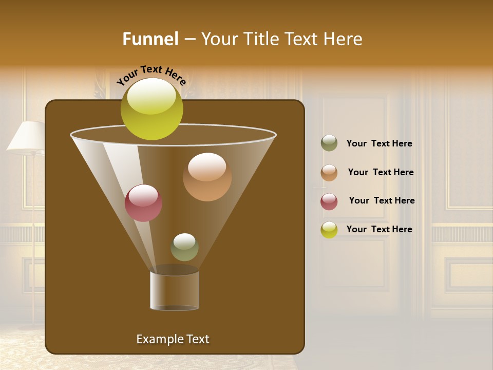 Nobility Room Wall PowerPoint Template