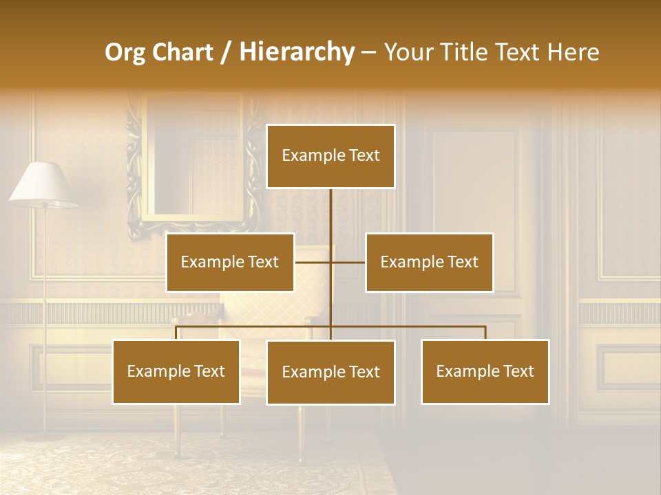 Nobility Room Wall PowerPoint Template