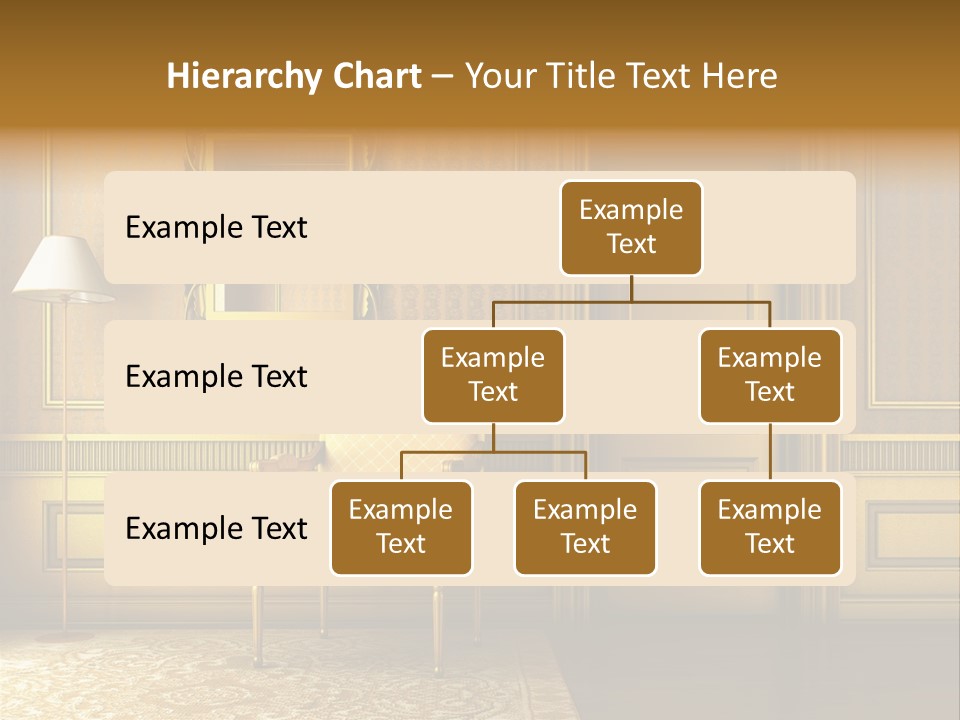 Nobility Room Wall PowerPoint Template
