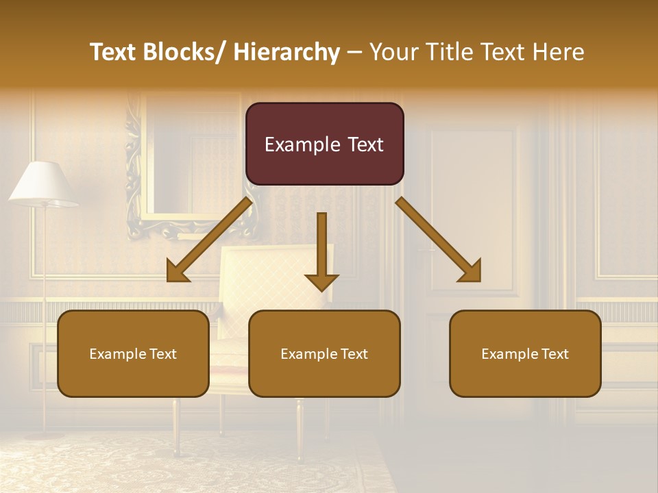 Nobility Room Wall PowerPoint Template