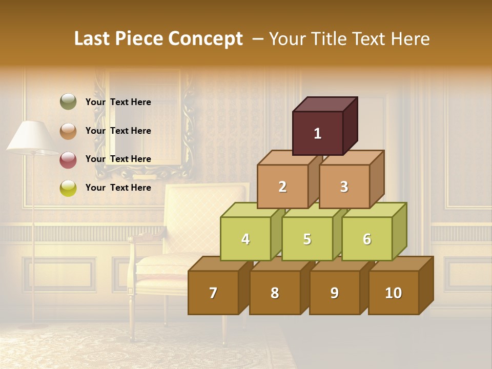 Nobility Room Wall PowerPoint Template