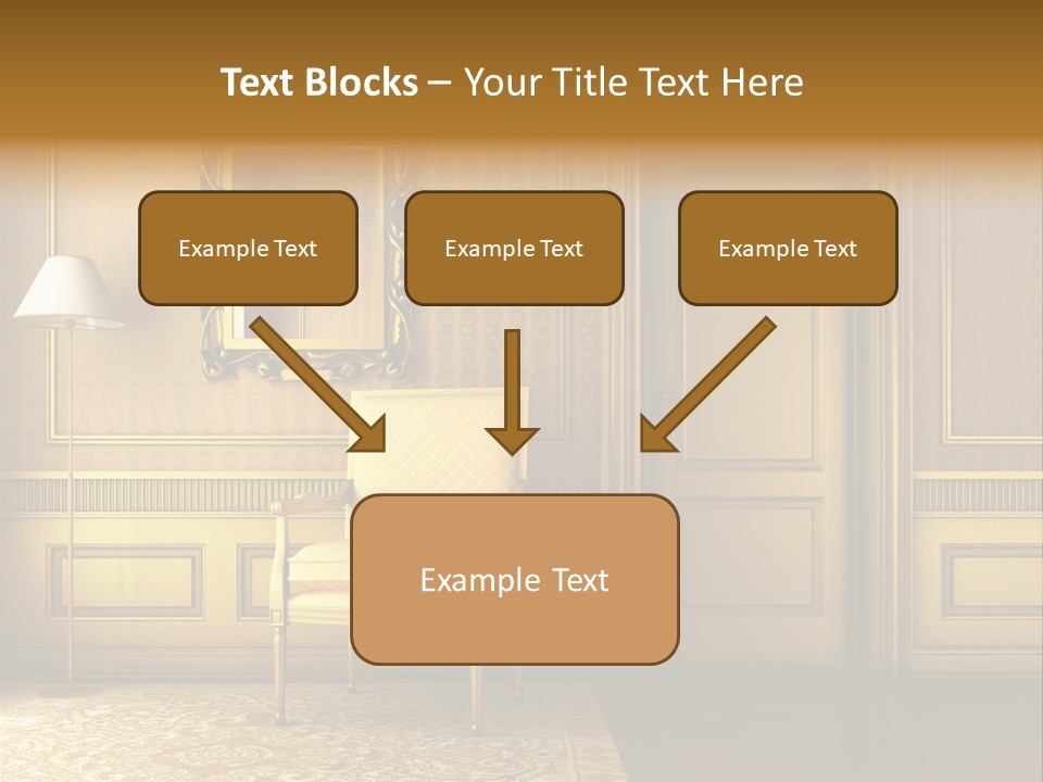Nobility Room Wall PowerPoint Template